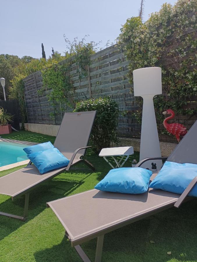 Apartamento Mimilou Mont St Loup Piscine Privee Agde Exterior foto